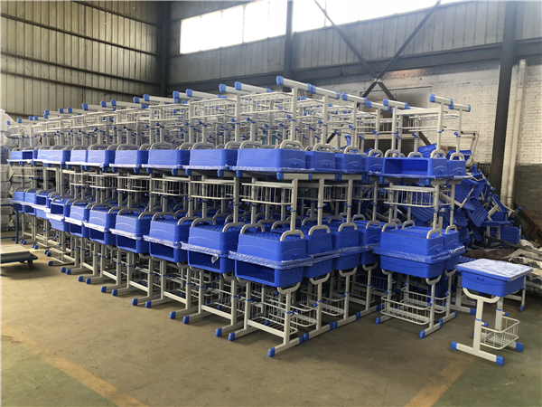 ABS深藍(lán)色單人課桌椅